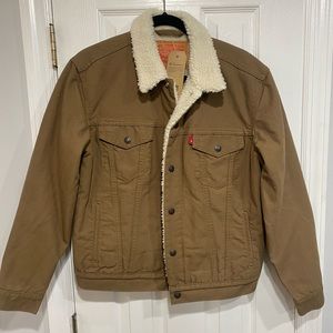 Levi’s Tan Sherpa Jacket